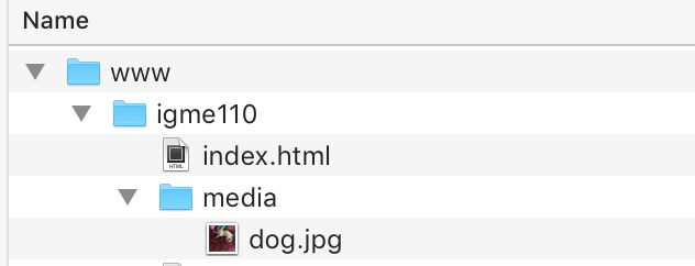index.html with image added