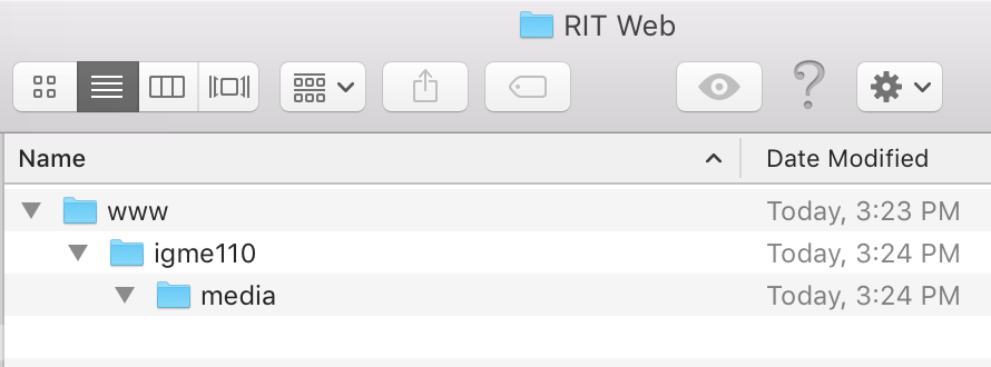 Example File Structure