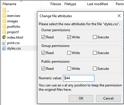 File Permissions